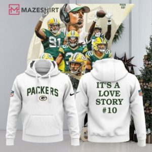 NFL Green Bay Packers It’s A Love Story 10 3D Hoodie (2)