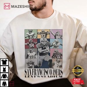 San Francisco 49ers The Eras Tour Levis's Stadium T Shirt (3)