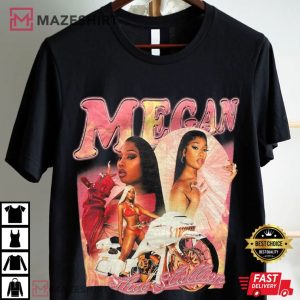 Megan Thee Stallion Rap Vintage 90s T Shirt (2)
