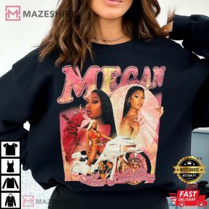 Megan Thee Stallion Rap Vintage 90s T Shirt (3)