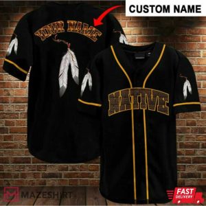 Native American Custom Name Cherokee Pride Baseball Jersey