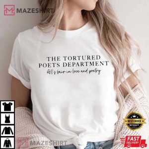 Taylor Swift All's Fair in Love and Poetry TTPD T Shirt (2)