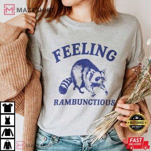 Raccoon Feeling Rambunctious T Shirt (2)