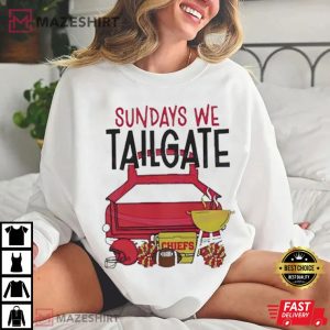 KC Chiefs Sundays We Tailgate T Shirt (3)