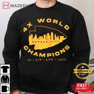 Kansas City Chiefs Super Bowl LVIII Championship T Shirt (1)