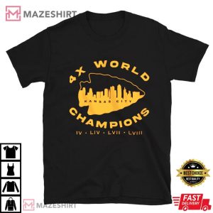 Kansas City Chiefs Super Bowl LVIII Championship T Shirt (2)