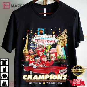 Kansas City Football Champions 2024 Las Vegas T Shirt (2)