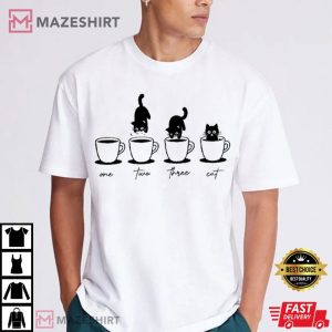 Cat Lover One Two Three Cat T Shirt (1)