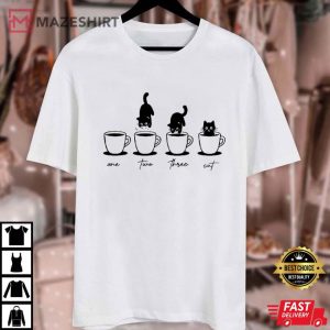 Cat Lover One Two Three Cat T Shirt (3)