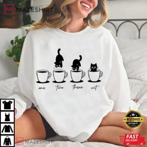 Cat Lover One Two Three Cat T Shirt (4)