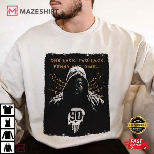 TJ Watt One Sack Two Sack Penny And Dime Steelers T Shirt (3)