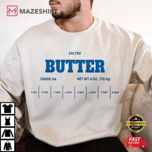 Salted Butter Baker Gift Funny Baking T Shirt (4)