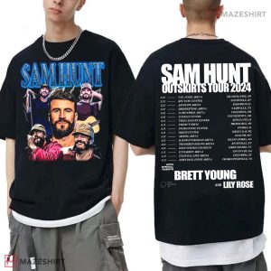 Sam Hunt 2024 Outskirts Tour T Shirt (2)