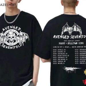 Avenged Sevenfold Life Is But A Dream North American Tour 2024 Shir (1)