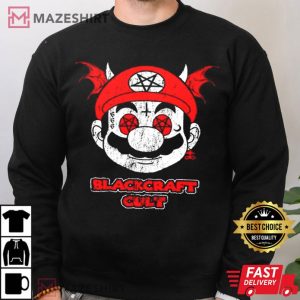 Mario Blackcraft It’s A Me Satan T Shirt (4)