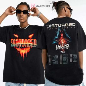 Disturbed Take Back Your Life 2024 Tour T Shirt (1)