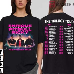 Enrique Iglesias Pitbull Ricky Martin Das Trilogy Tour T Shirt (1)