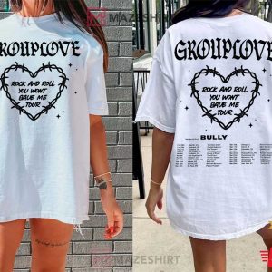 Grouplove Rock and Roll You Won't Save Me Tour 2024 T Shirt (1)