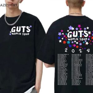 Guts Olivia Rodrigo World Tour 2024 T Shirt (2)