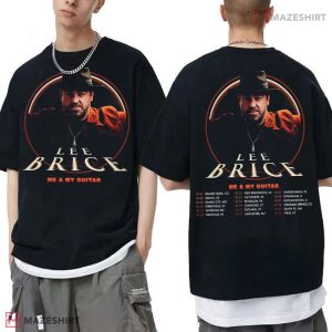 Lee Brice Me and my Guitar 2024 T Shirt (1)