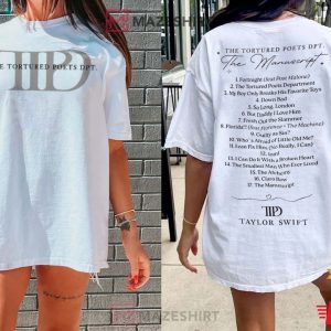 Taylor Swift The Tortured Poets Department Track T Shirt (1)