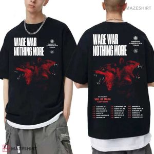 Nothing More and Wage War Spring Tour T Shirt (2)