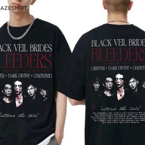 Black Veil Brides Attend the Tale 2024 US Tour T Shirt (1)