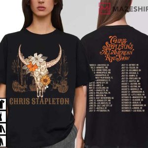 Chris Stapleton All American Road Show 2024 Tour T Shirt (2)