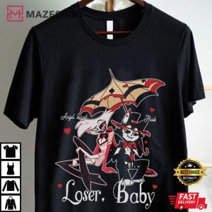 Loser Baby Angel Dust and Husk Hazbin Hotel T Shirt (1)