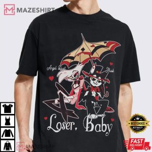 Loser Baby Angel Dust and Husk Hazbin Hotel T Shirt (3)
