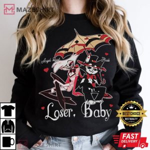 Loser Baby Angel Dust and Husk Hazbin Hotel T Shirt (4)
