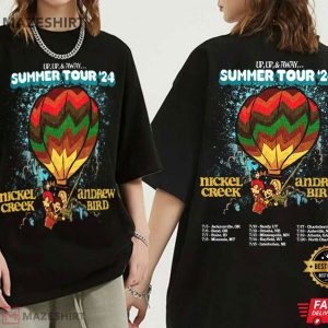 Nickel Creek and Andrew Bird 2024 Tour Shirt (2)