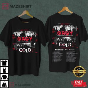 Orgy and Cold 2024 Tour T Shirt (2)