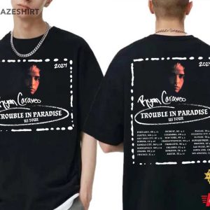Ryan Caraveo Trouble In Paradise US Tour T Shirt (1)