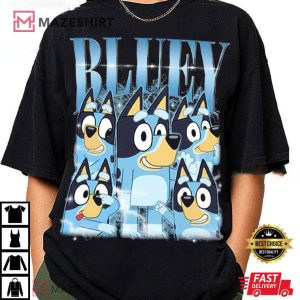 Bluey Blue Heeler T Shirt (1)