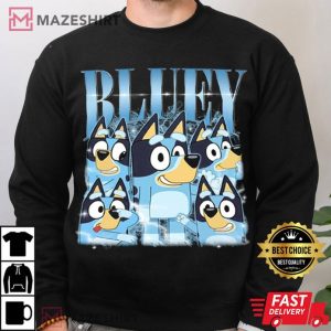 Bluey Blue Heeler T Shirt (4)