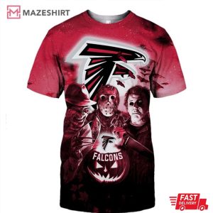 Halloween Horror Night Atlanta Falcons 3D Shirt