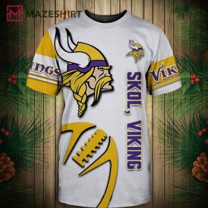 Minnesota Vikings Skol Viking 3D Shirt