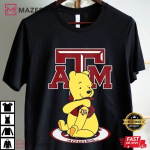 Texas A&M Aggies Football Winnie the Pooh T Shirt (1)