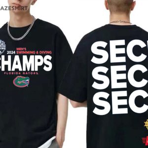 Florida Gators 2024 SEC Swimming Diving Champions T Shirt (1)