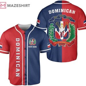 Dominican Republic Personalized Baseball Jersey
