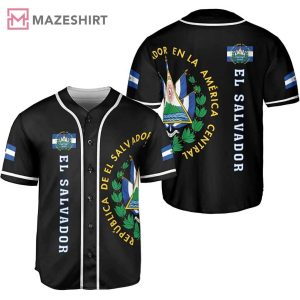 El Salvador Personalized Name Baseball Jersey
