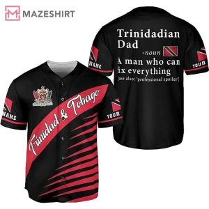 Trinidad and Tobago Personalized Baseball Jersey