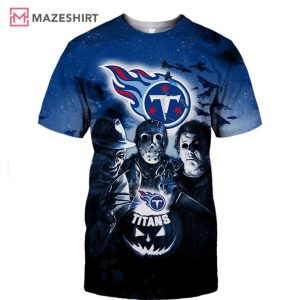 Tennessee Titans Halloween Horror Night 3D Shirt