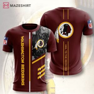Washington Redskins Hail to the Redskins Sport 3D Shirt