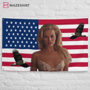 Margot Robbie Barbie America Flag (3)