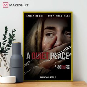 A Quiet Place Sci-fi Horror Movie Poster