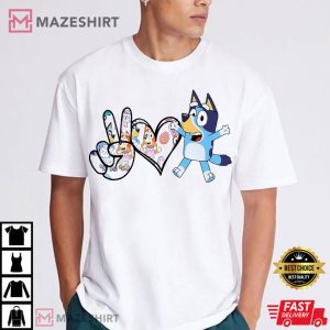 Bluey and Friends Bluey Family T Shirt (3)