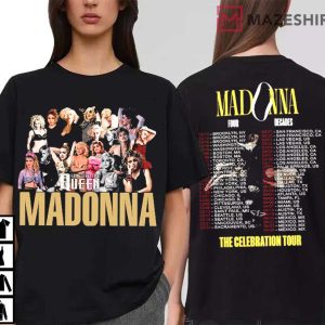 Madonna The Celebration Tour 2024 Long Live the Queen T Shirt