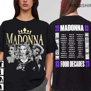 Madonna The Celebration Tour Four Decades Merch T Shirt (1)